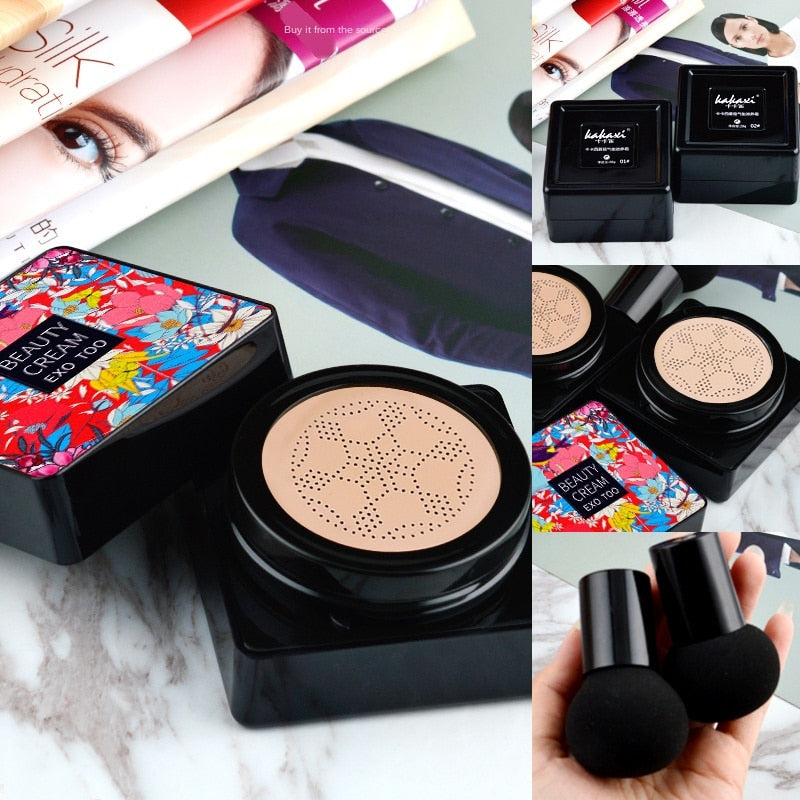 Sopphode luftpute CC krem som en dekkende concealer og foundation. Gir fuktighetsgivende, langvarig og feilfri hud.