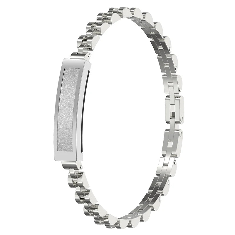 Kvinnens smarte multisport armbånd: elegant, vanntett treningsklokke med aktivitetsmåler for aktive kvinner.