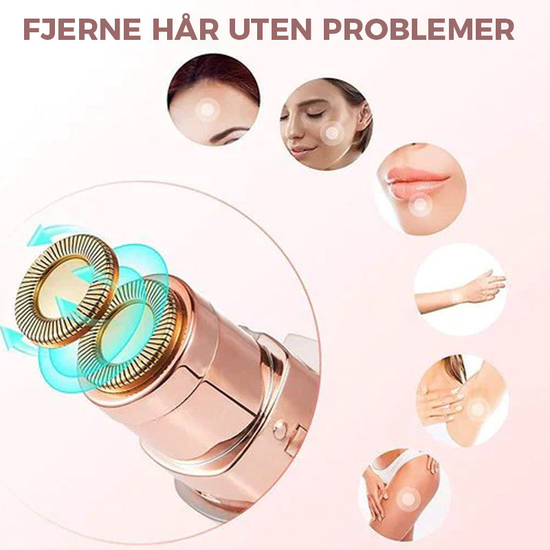 Effektiv ansiktsepilator for kvinner, fjerner skånsomt ansiktshår for varig glatt hud.