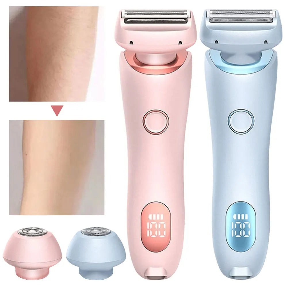 Kompakt epilator og barbermaskin for reise, gir effektiv hårfjerning og langvarig glatt hud.
