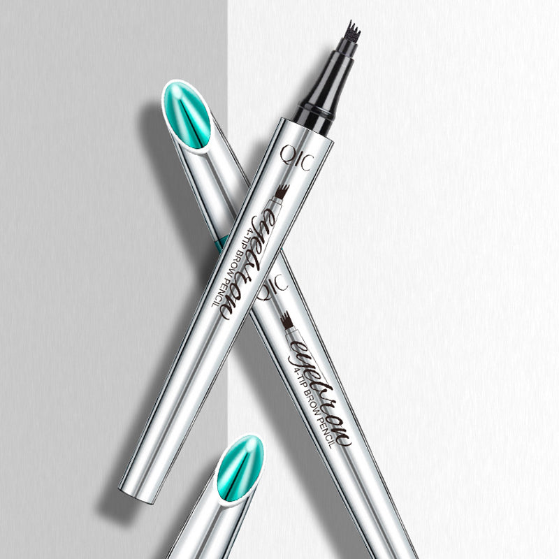 Kvinner's 3D vannfast microblading øyenbrynspenn for naturlige, definerte bryn.