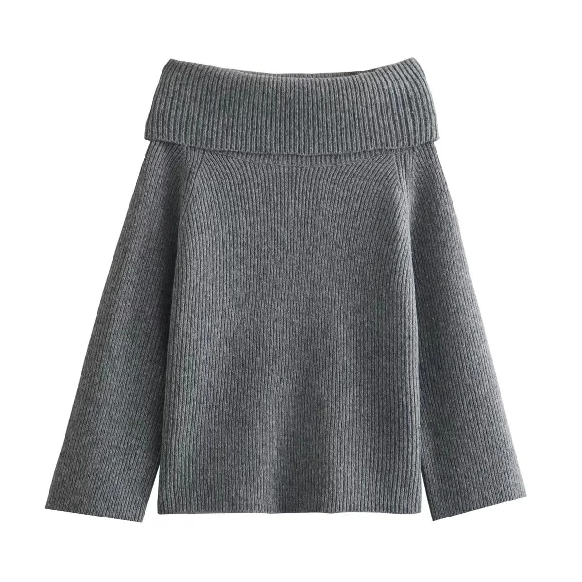 Kvinner skulderløs genser, elegant og chic overdel for uanstrengt stil.