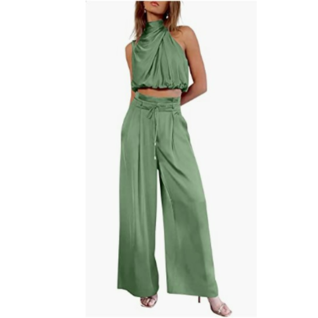 Moderne kvinner jumpsuit med elegant snitt, passer til fest og hverdagsbruk. Løs og behagelig passform.