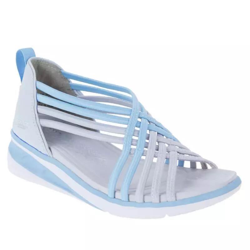 Stilige damesko: sporty slip-on sandaler for sommeren. Retro design med komfort.