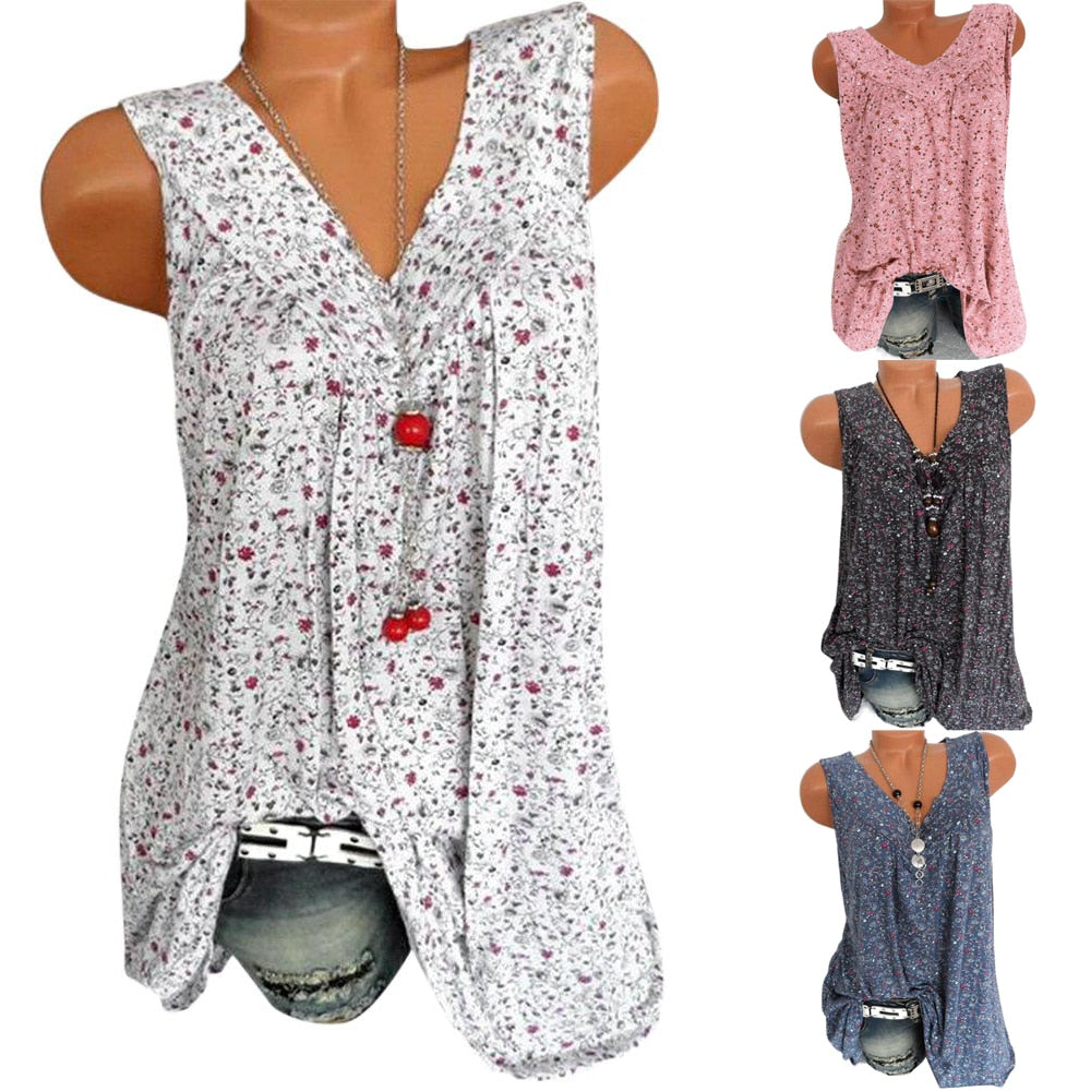 Allsidig V-hals topp for kvinner, passer utmerket til jeans eller skjørt for en casual sommerstil.
