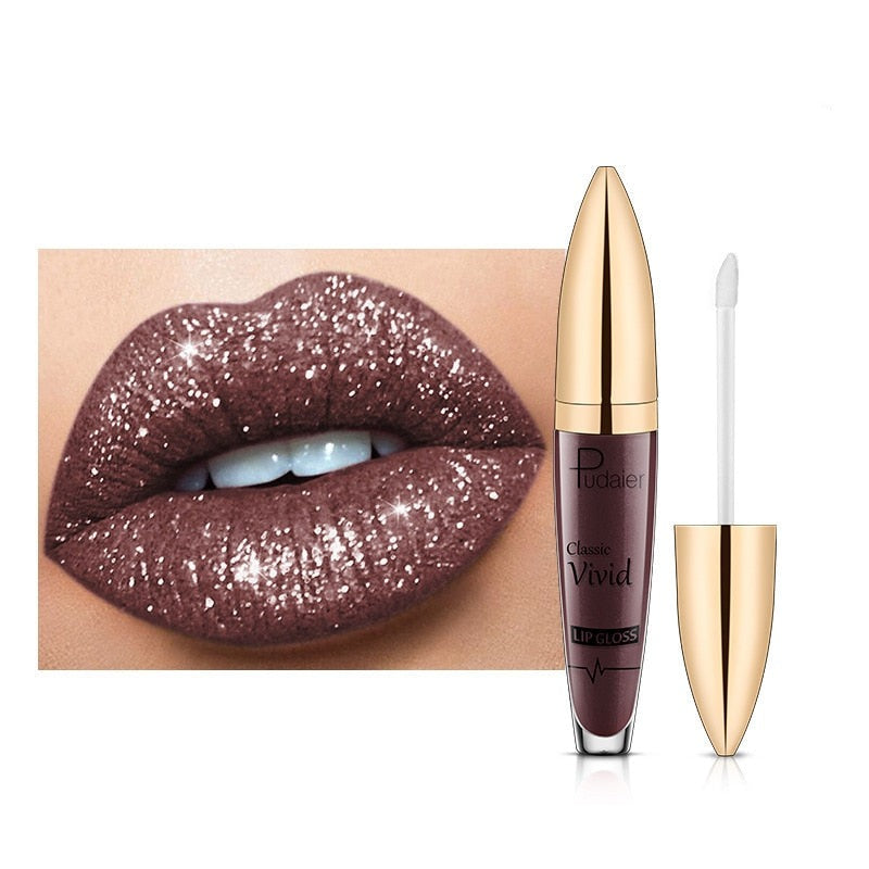 Strålende lipgloss med fuktighetsgivende egenskaper. Gir glitter og langvarig glans.