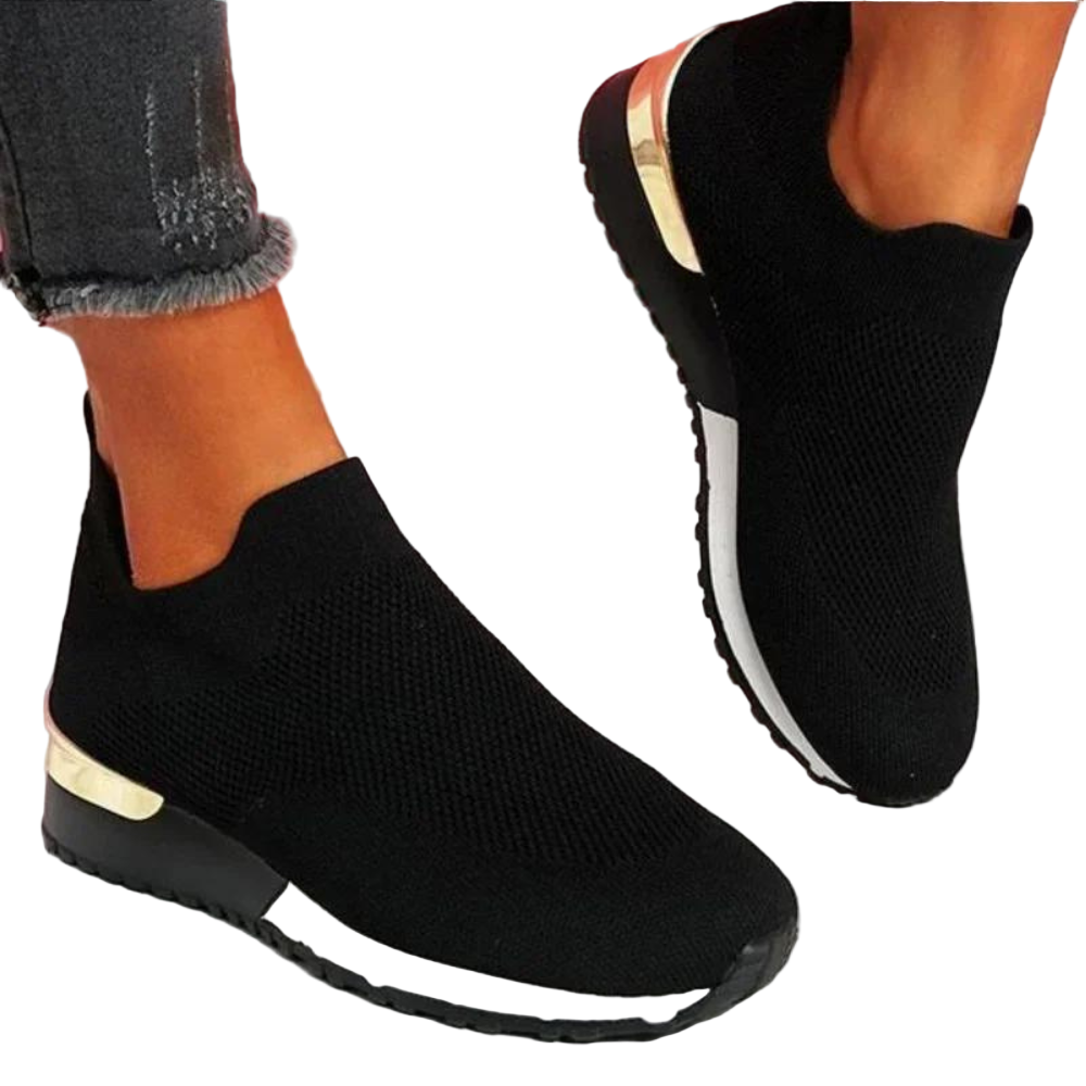 Kvinners slip-on sko med minimalistisk design, lettvekt og komfort. Ideell for hverdag og fritid.