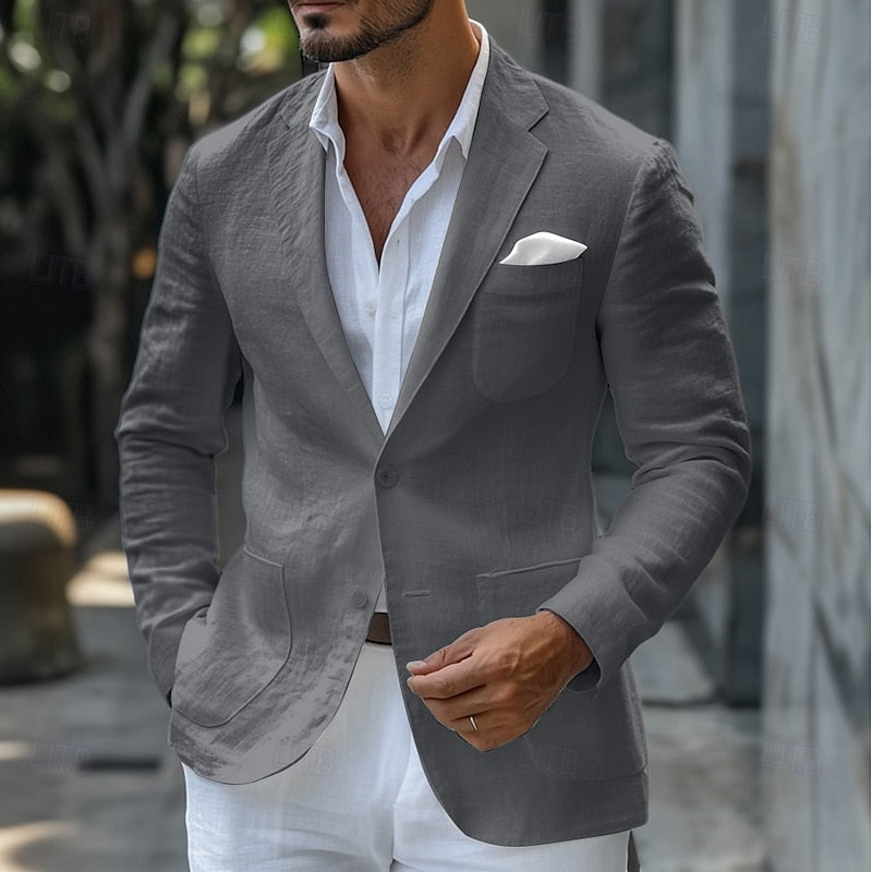 Stilig herreblazer, lett og elegant for sommeren. Perfekt for formelle og casual sommerantrekk.