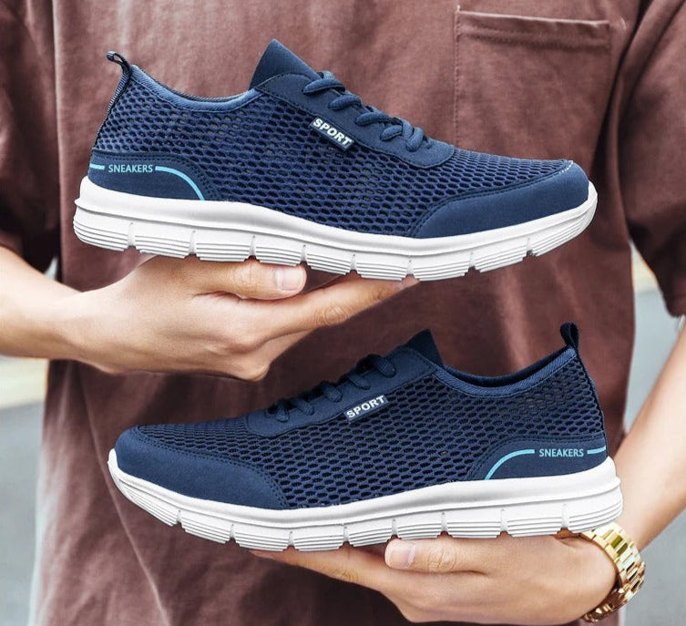 Moderne casual mesh joggesko for menn, tilbyr lett komfort og stil for avslappede dager.