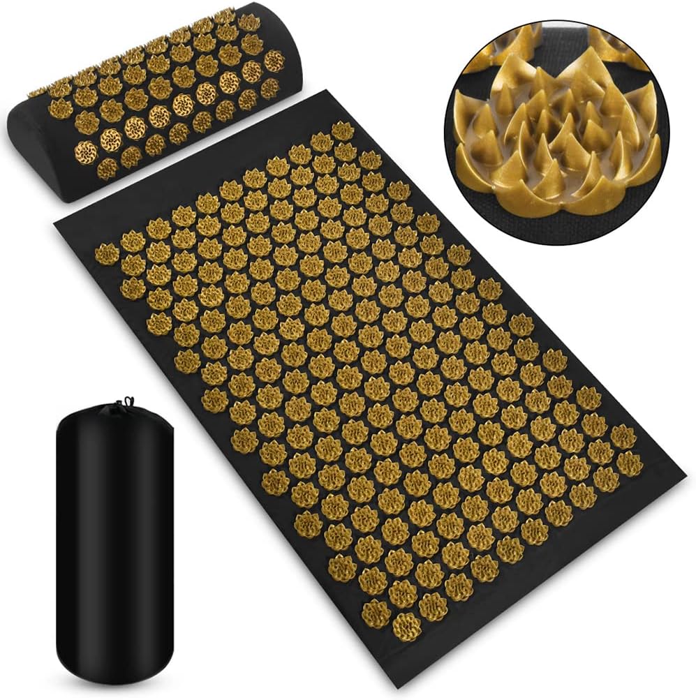 Effektiv Lotus spikermatte som fremmer velvære, dyp massasje og bedre søvnkvalitet. Ideell for stresslindring.