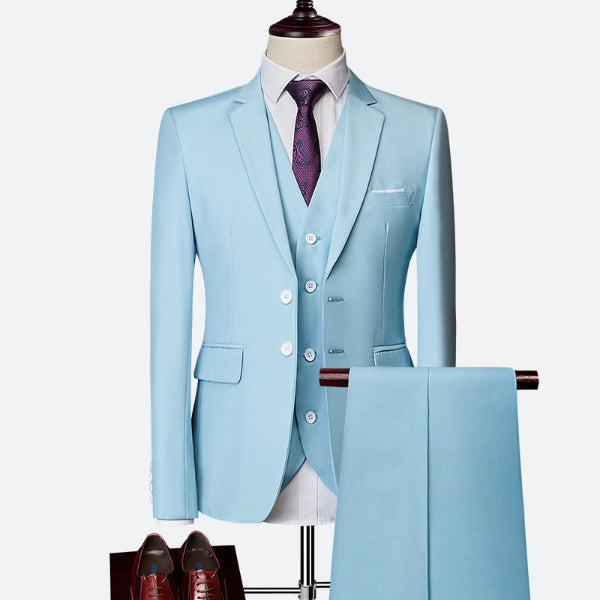 Elegant herredress for enhver anledning. Luksus 3-delt slim fit dresspakke, allsidig og stilig.