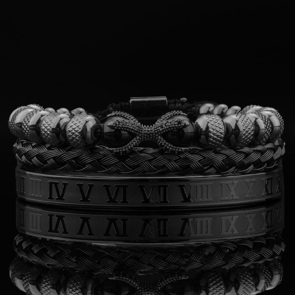 Kvinner armbåndsett: Luksuriøst kronedesign med bling og strålende zirkonia.