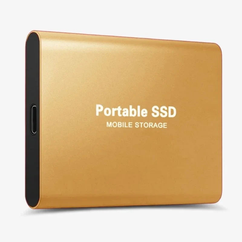 Ekstern SSD som pc-tilbehør for kreativ profesjonell, håndterer store filer og video effektivt.