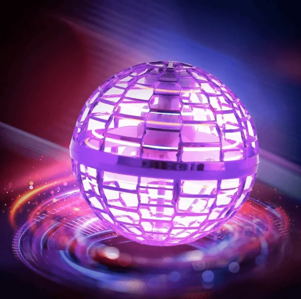 Magisk Boomerangball med LED, en populær gave og flyveball som garantert gir timevis med festlig lek.