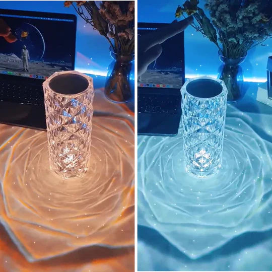 Magisk LED lampe; fargejusterbar stemningslys. Moderne design, energieffektiv dekorativ belysning for hjemmet.