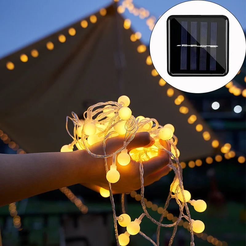 Vanntette LED solcellelys; skap stemningsfull hage- eller terrassebelysning med disse festlysene.