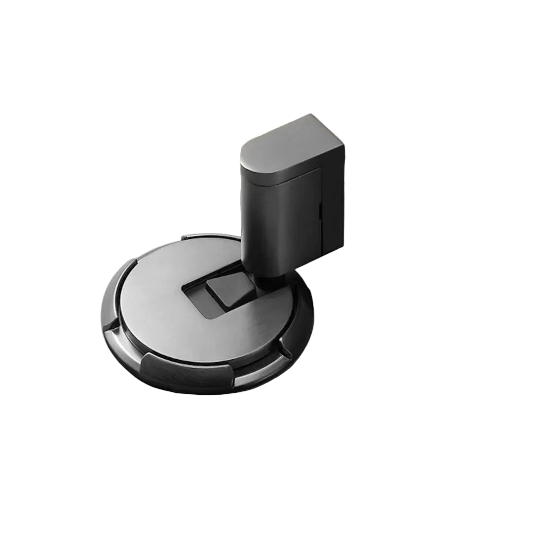 Magnetisk dørstopper for enkel montering uten boring. Stilren dørholder i universal design.