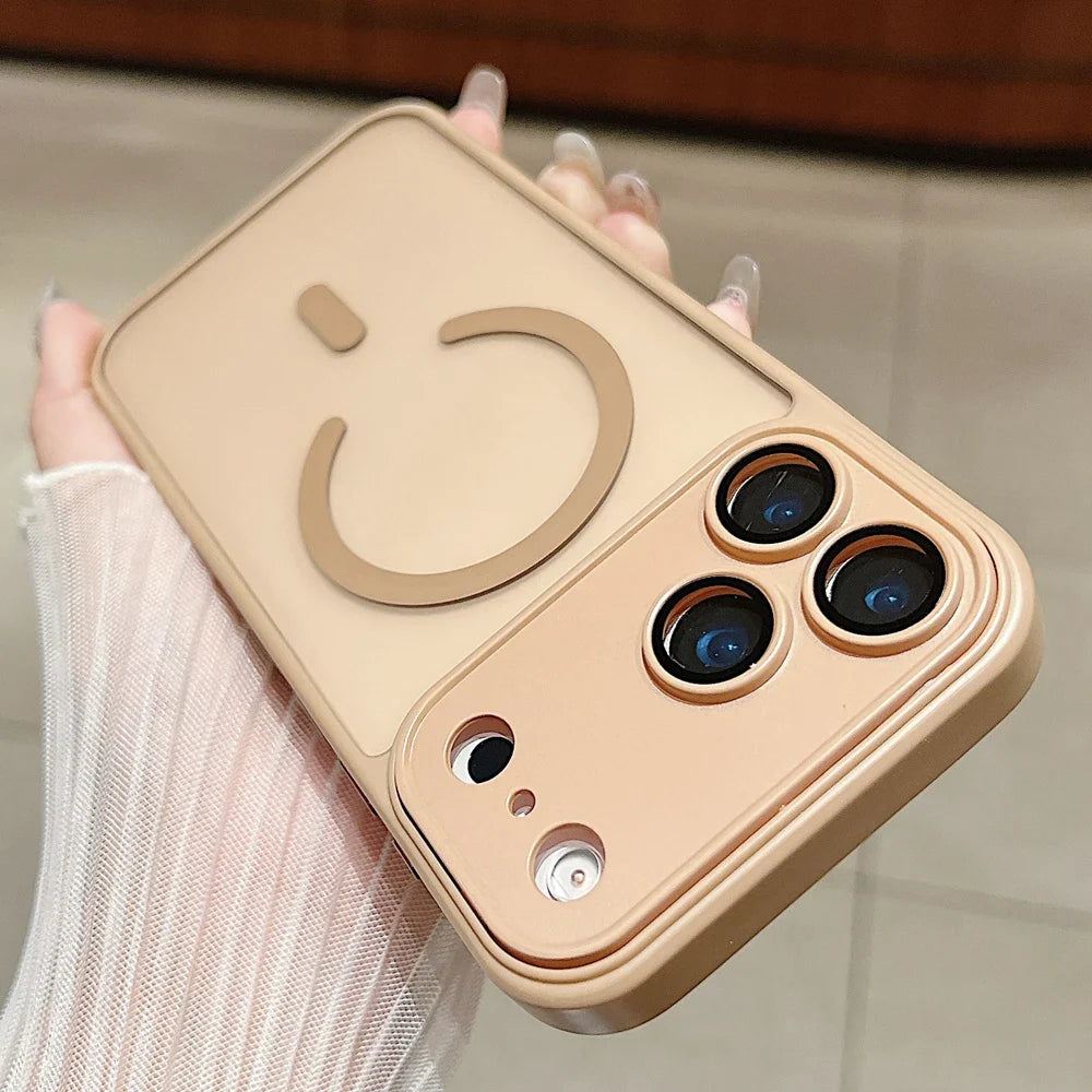 Elegant magnetisk deksel for iPhone 17 Pro. Kombinerer stil med robust beskyttelse.