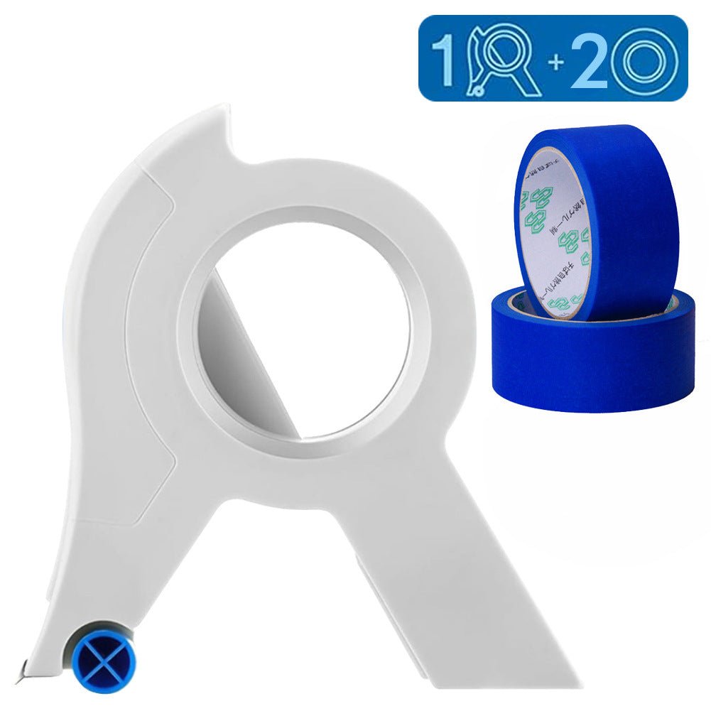 Ergonomisk malingstape applikator for rask og ren linje. Ideell for hobbymaling og perfekte kanter.