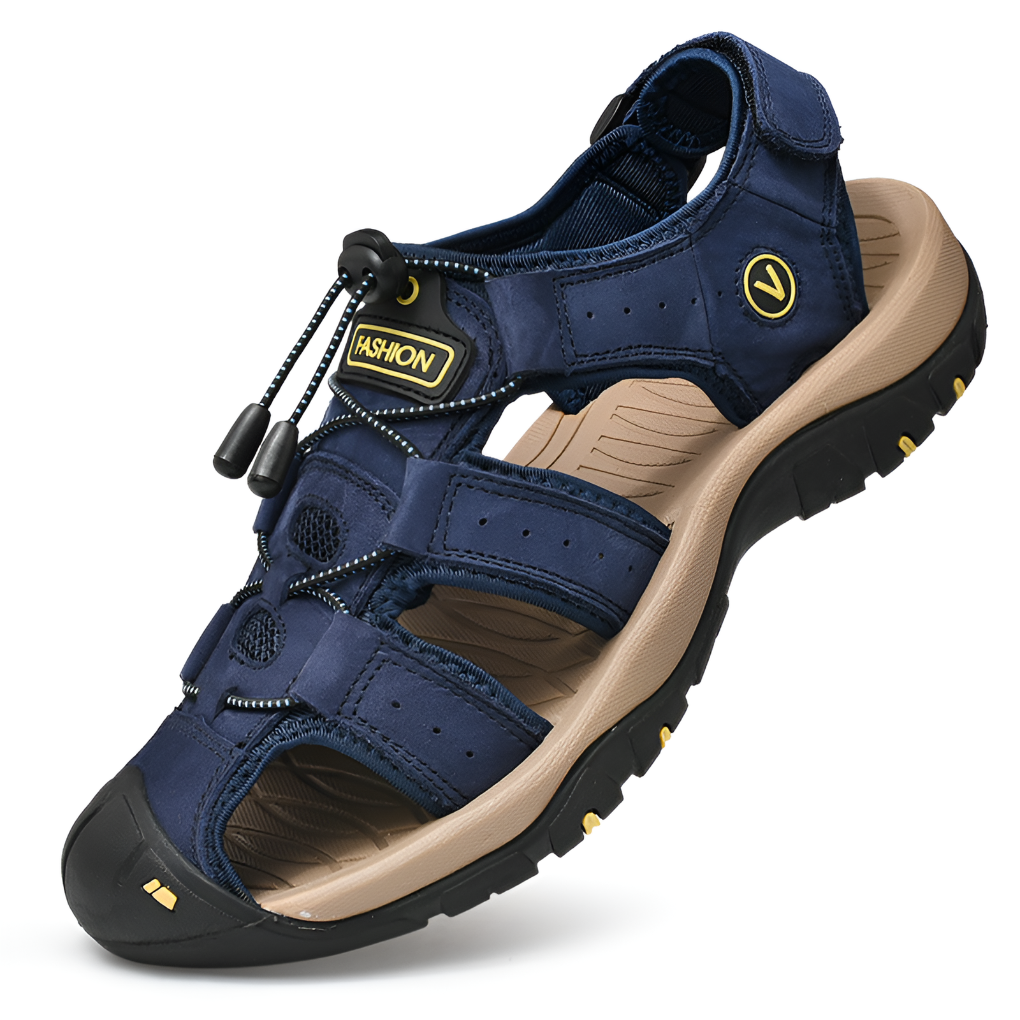 Komfortable herresko for sommer og fritid. Menns balanse sandaler med justerbare stropper for god fotstøtte.