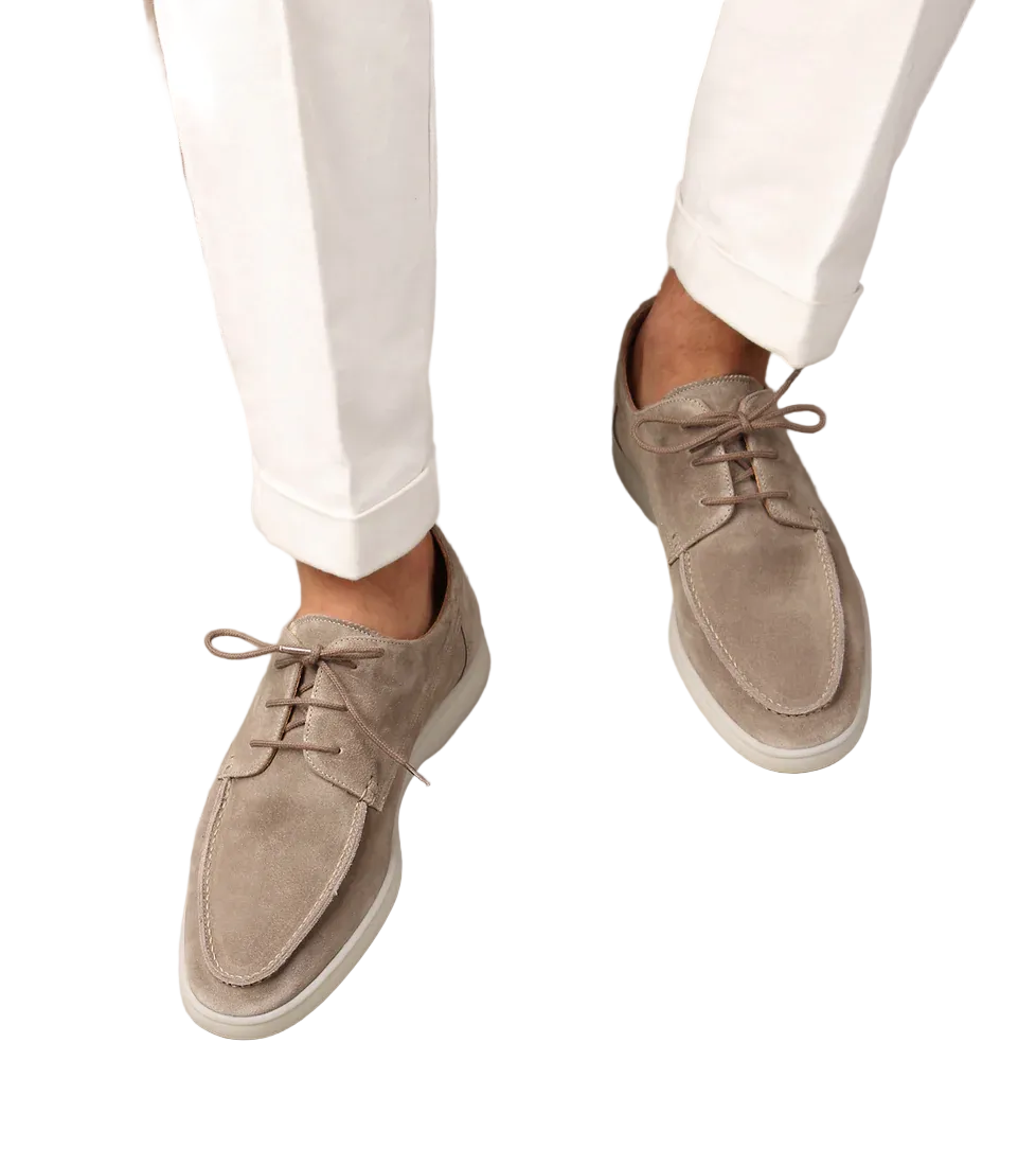 Menns elegante loafers i skinn, perfekte for både formelle og avslappede antrekk, komfortabel passform.
