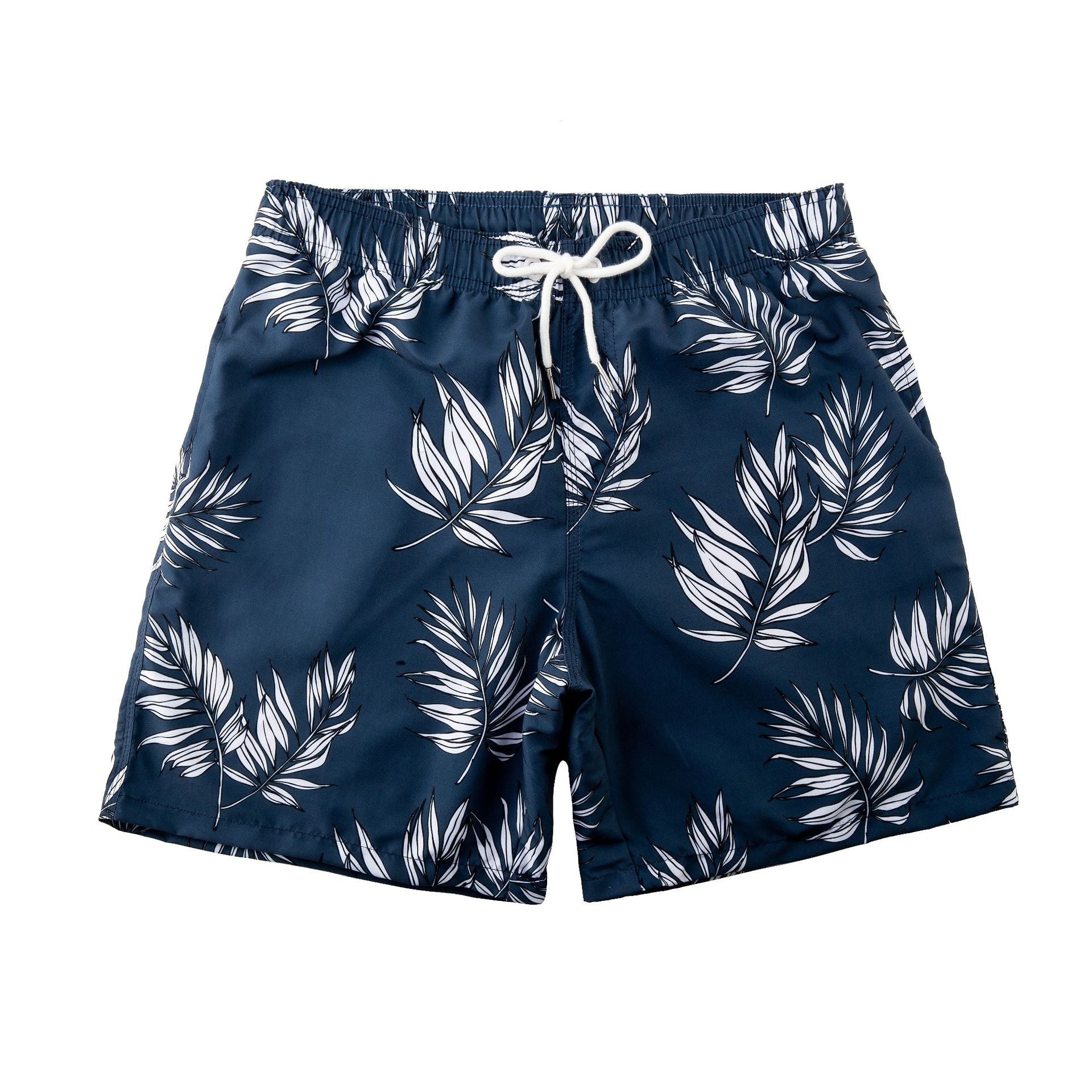 Stilige menns boardshorts med mønster, perfekt for surfing, vannsport og sommerklær.