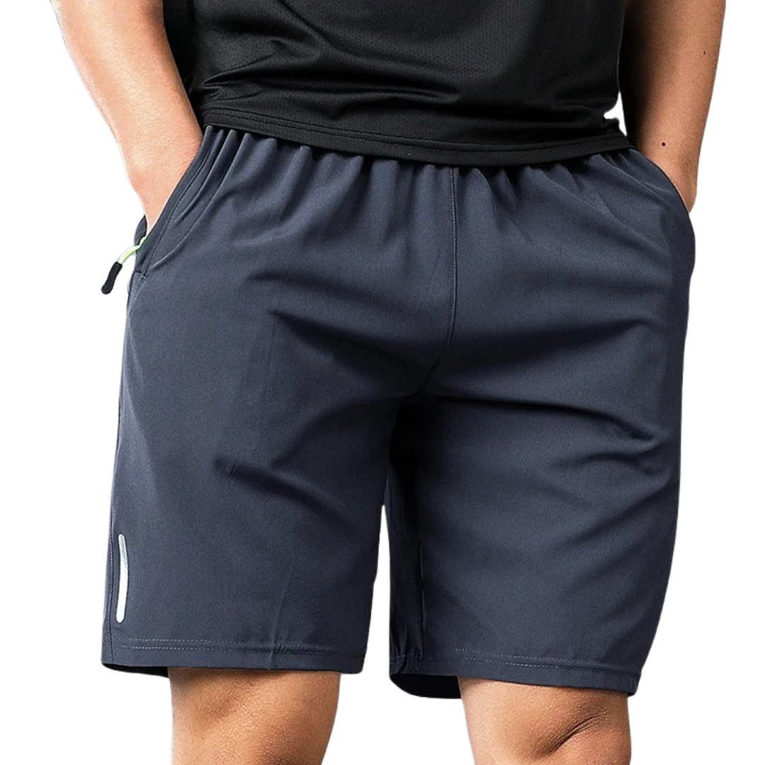 Ytelsesfremmende menns treningsshorts. Hurtigtørkende og pustende sportsklær for topp fitness.