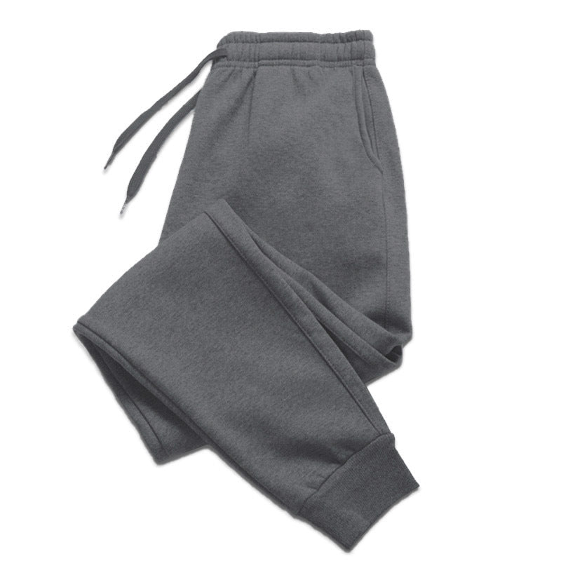 Hverdag joggebukse for menn, lys grå, myk og tøyelig, gir bevegelsesfrihet & sporty look.