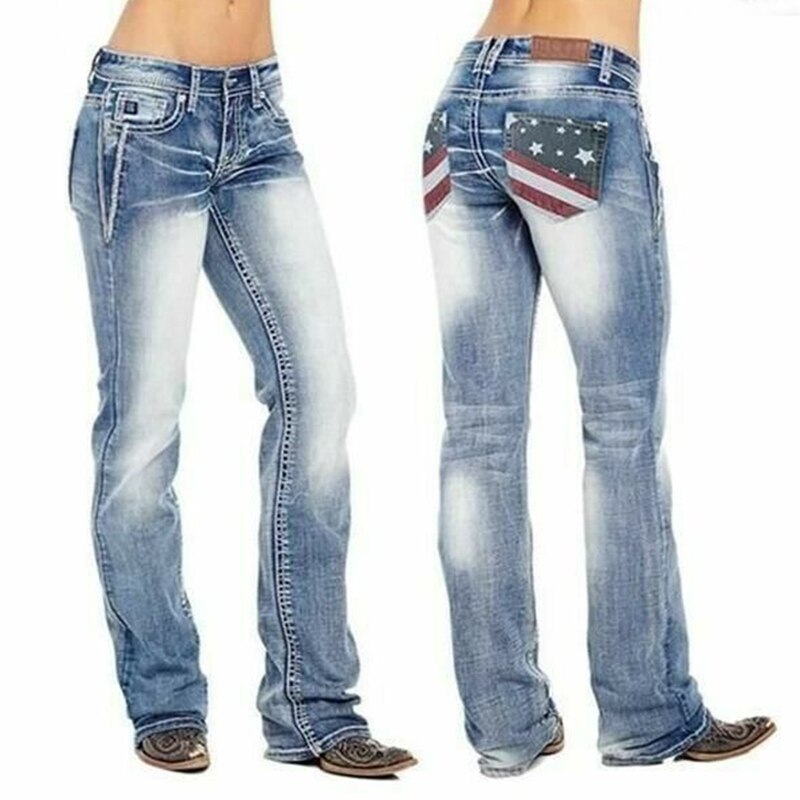 Grå menns bootcut-jeans. Klassisk design og komfort for hverdagsbruk. Essensielt i herremote.