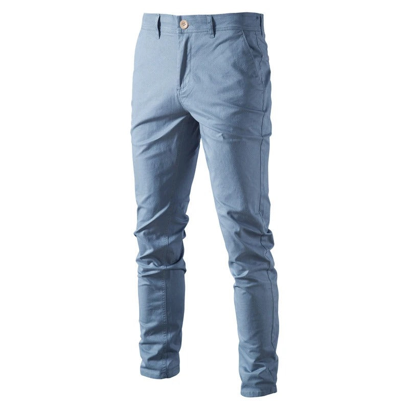 Stilfulle slim fit bukser for menn, ideelle som casual hverdagsbukse eller fritidsbukse.