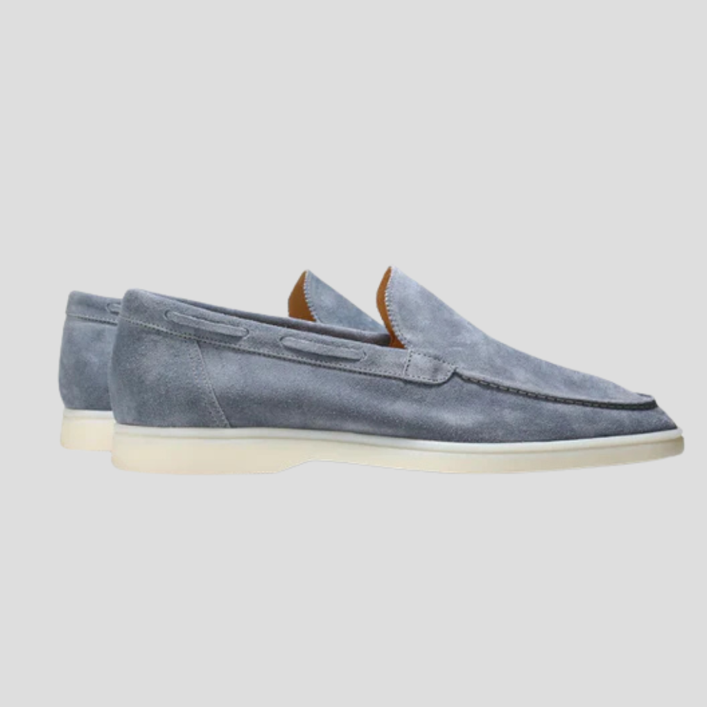 Menns komfortable svarte loafers i skinn for enkel eleganse og hverdagsbruk. Slip-on herresko med stil.
