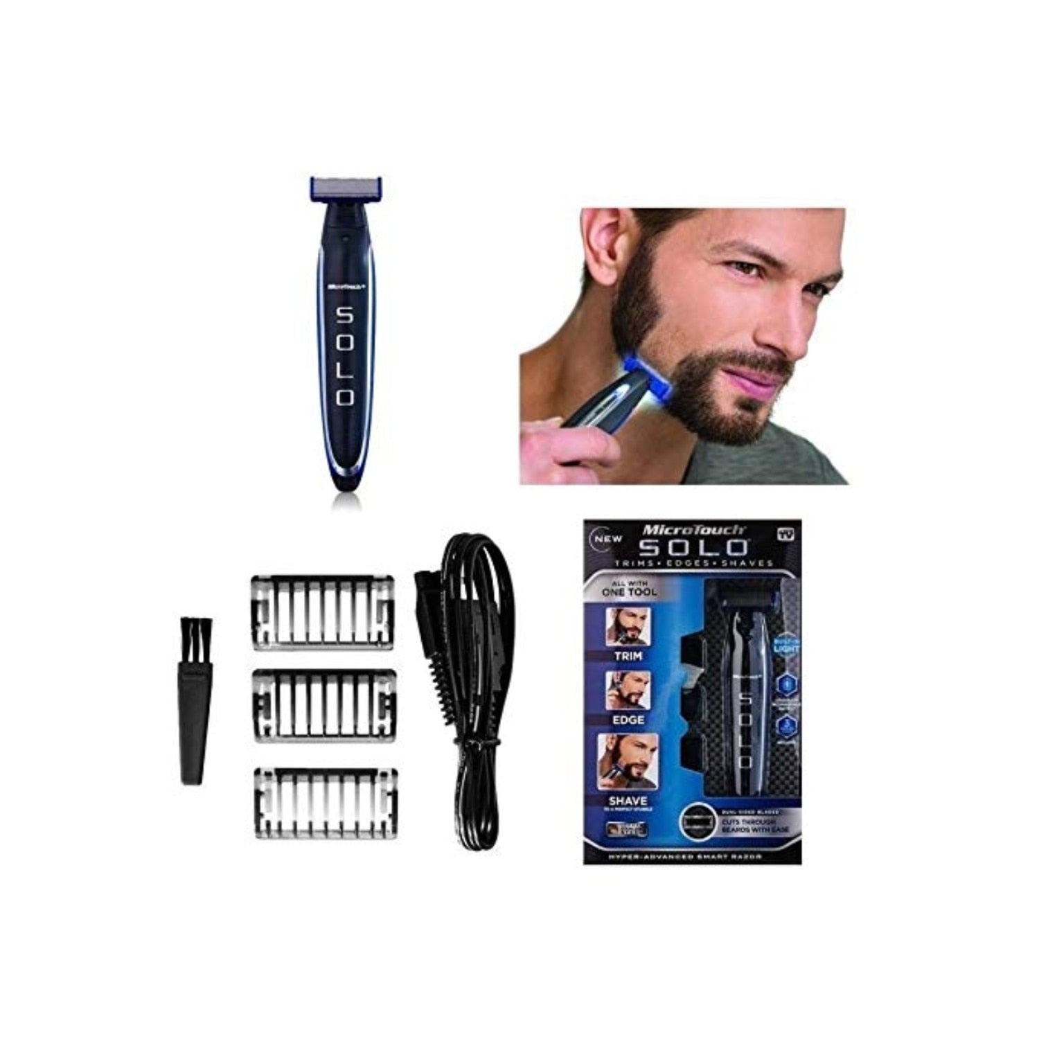 Menns trådløse barbermaskin for enkel og presis skjegg- og hårstyling, oppladbar for frihet.