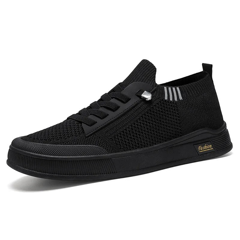 Menns pustende fritidssko. Lettvekt hverdags casual sneakers for komfortabel bruk hele dagen.
