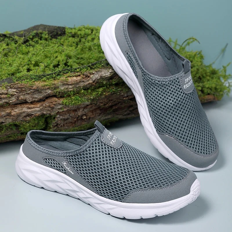 Stilige herresko: slip-on halvsko for menn, pustende og lettvekt for casual stil.