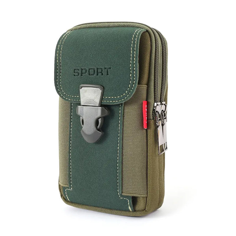 Holdbar nylon sportsveske for menn, ideell for trening, sykling og andre utendørsaktiviteter.