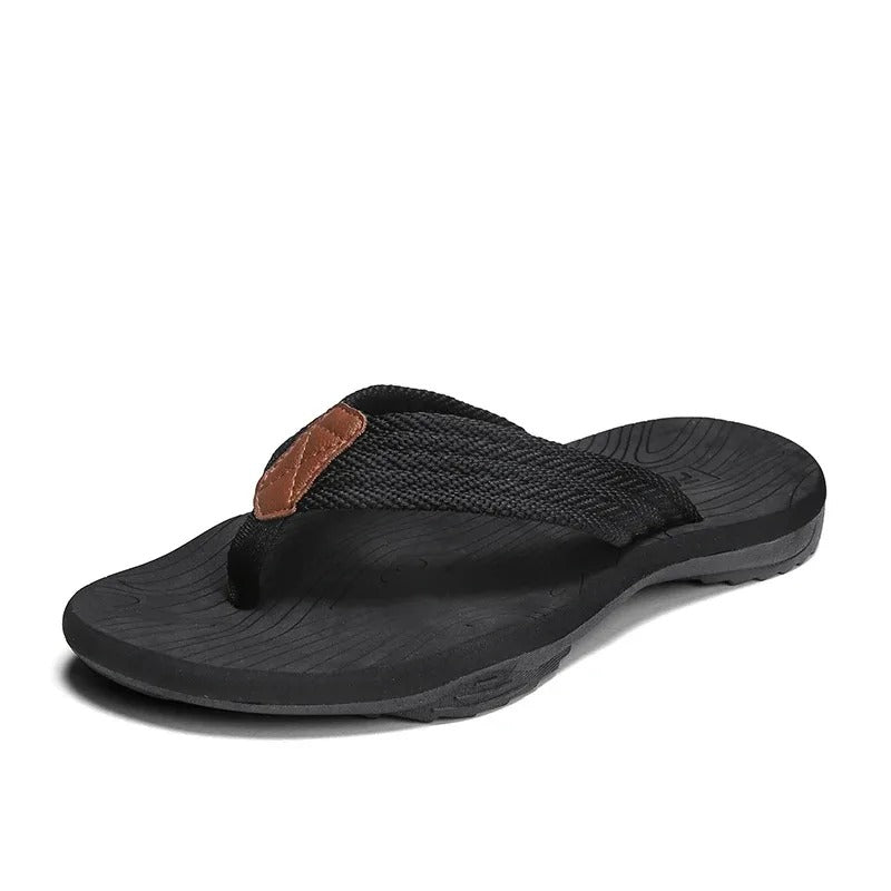 Menns sklisikre sommerflipflops for komfortable strand- og fritidsdager.