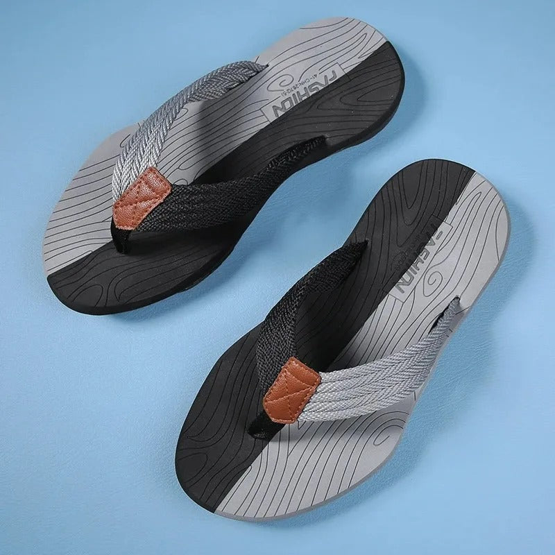 Luftige og komfortable menns sandaler for en avslappet og trygg sommeropplevelse.