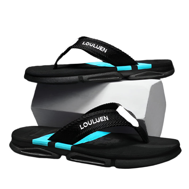 Komfortable menns sandaler med sklisikker såle. Ideelle fritidssko for sommerbruk og avslapning.