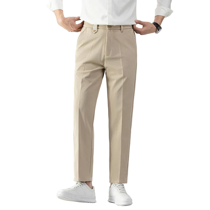 Menns slim fit dressbukser, perfekt for kontoret eller en elegant fritidsstil.