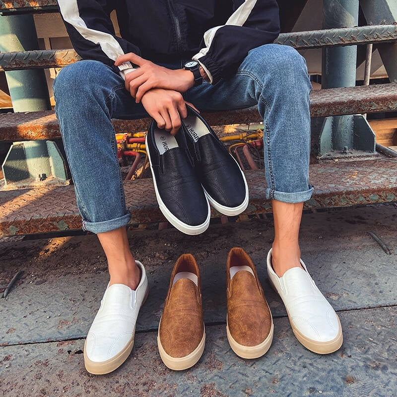 Stilige urbane loafers, sklisikre komfortsko for menn, en essensiell del av enhver garderobe.