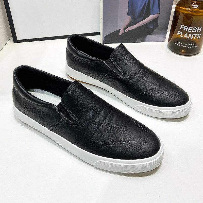 Fritidssko for menn: komfortable loafers med sklisikker såle og et tidløst, stilrent design.