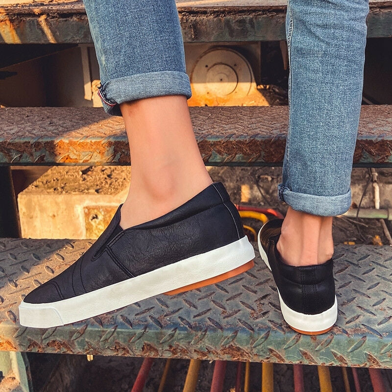 Elegante herreloafers, sklisikre og komfortable for urban livsstil, perfekt for menn.