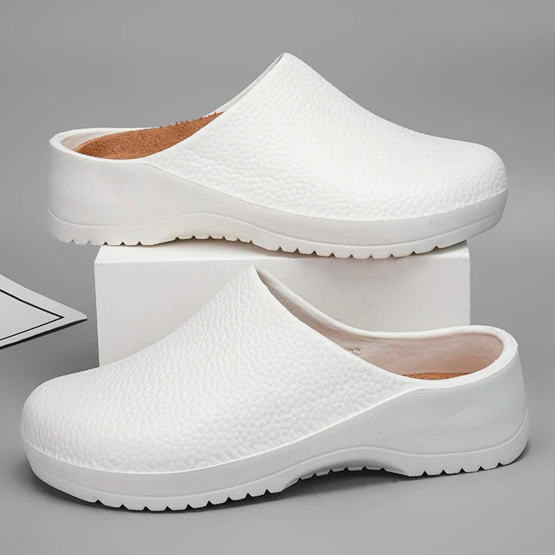 Allsidige vanntette hagesko for menn, komfortable slip-on fritidssko til hagearbeid.