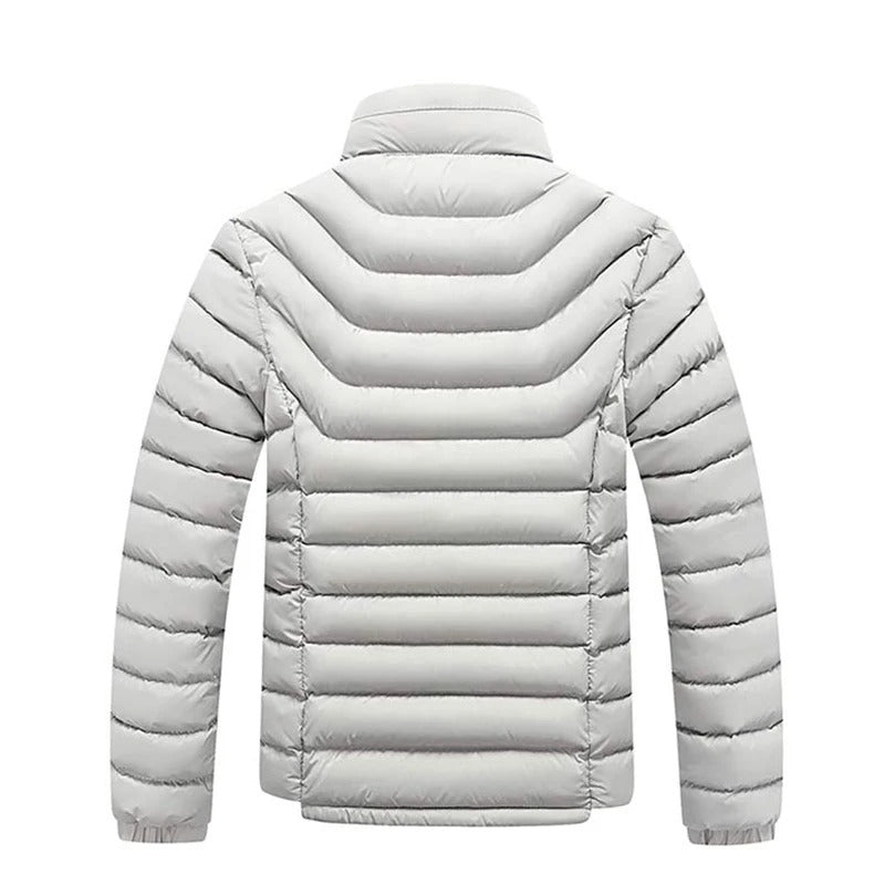 Robust herrejakke, en vindtett vinterparka designet for ekstrem kulde. Varmt yttertøy for menn.