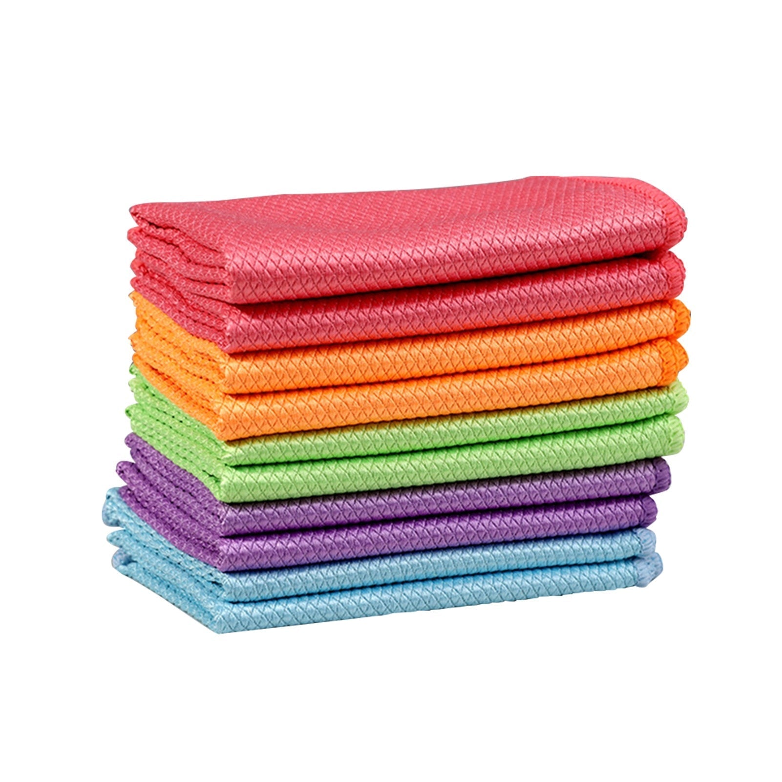 Praktisk pakke med mikrofiber rengjøringskluter. Gjør husholdning og bilvask enklere for et skinnende rent hjem.