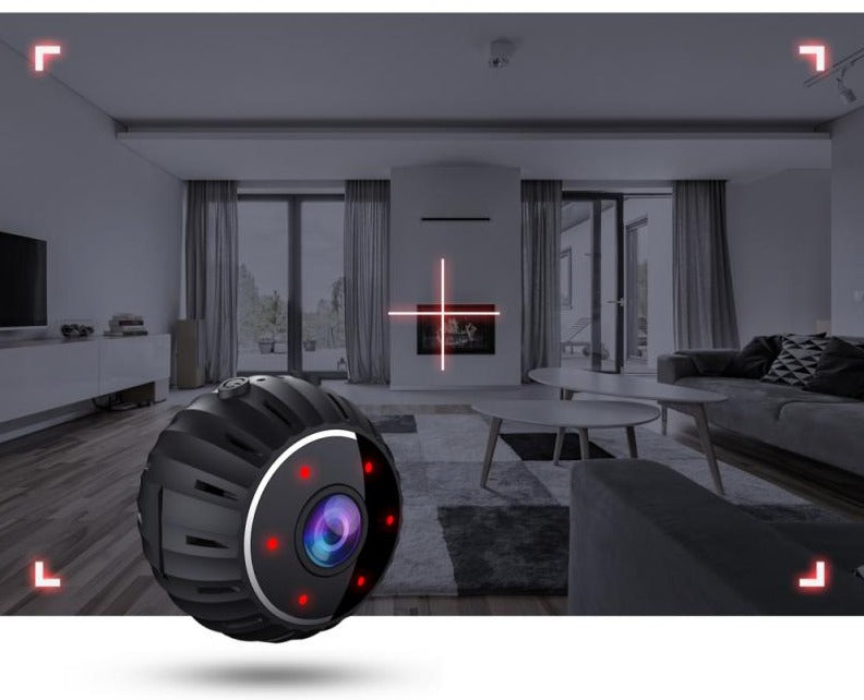 Mini WiFi-kamera med klart 1080P bilde og nattesyn, diskret gadget