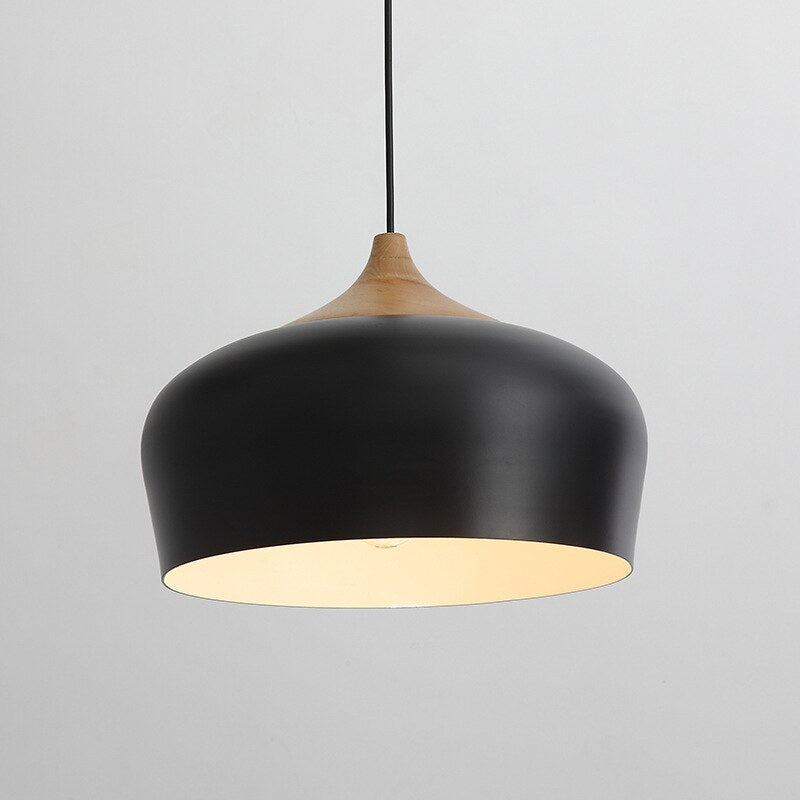Pastell pendellampe, LED-kompatibel. Enkel og moderne taklampe for koselig atmosfære i ethvert rom.