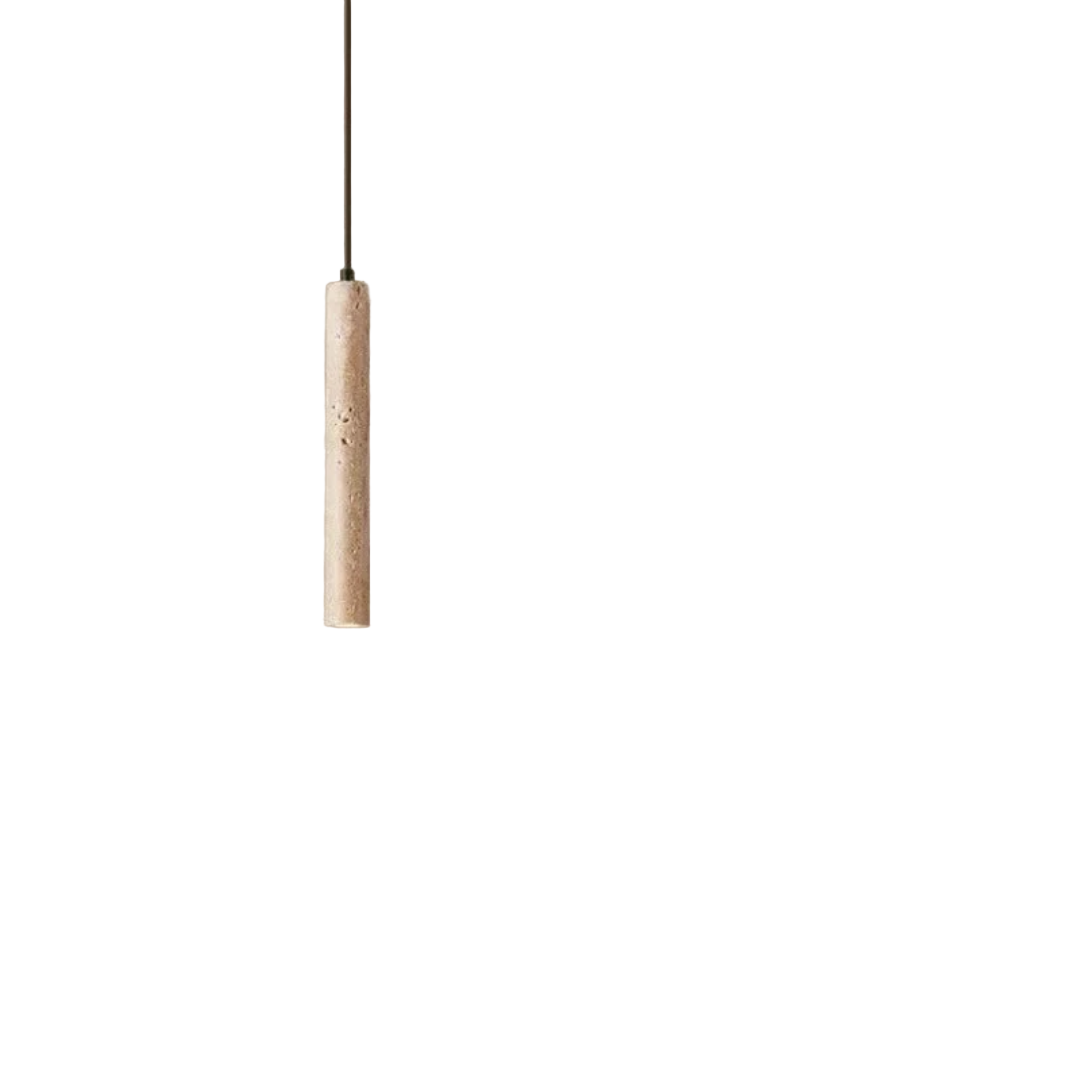 Minimalistisk Wabi-Sabi LED-lysekrone for moderne interiør; elegant design.