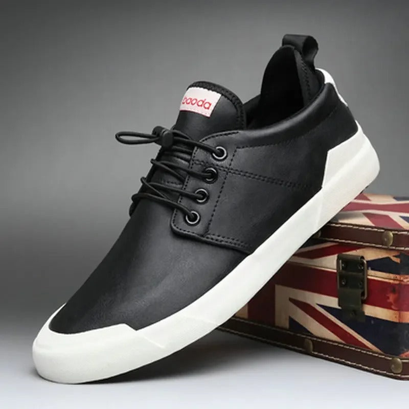 Stilrene slip-on herre fritidssko. Moderne minimalistiske joggesko som gir optimal komfort for hverdagsstil vår/sommer.