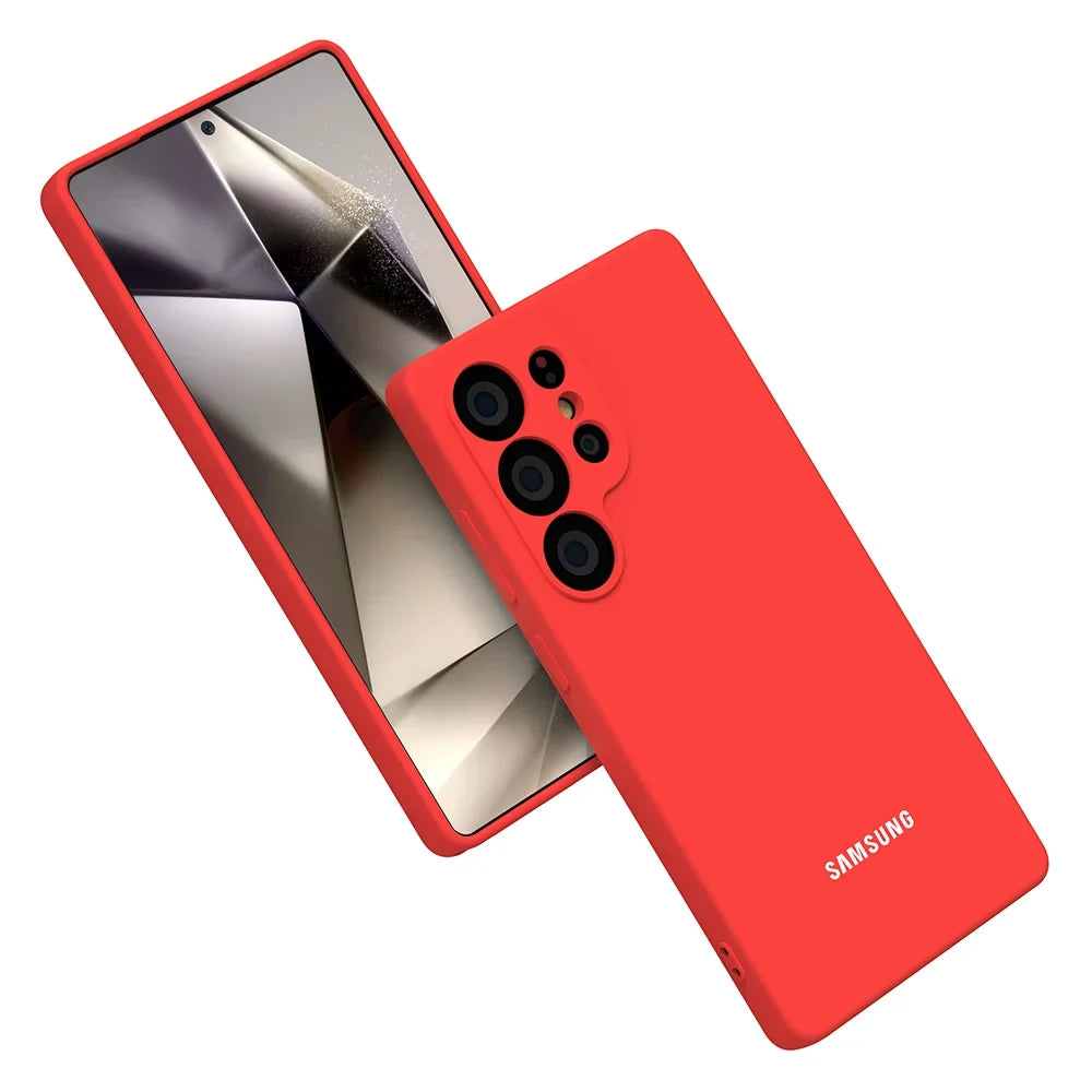 Elegant S25 Ultra beskyttelsesdeksel. Tynn, lett og slitesterk for din smarttelefon.